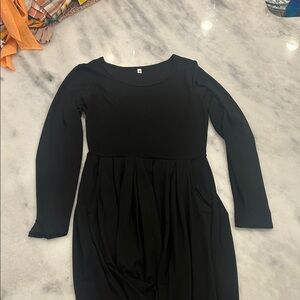 little black dress accessories wedding Strapless A Line Sleeveless Black Wedding Guest Dress With Bowknot, Black / L